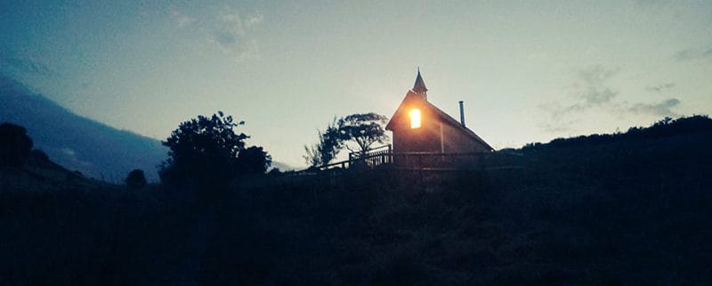 Tabernacle at dusk