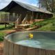 Tamar safari tent glamping uk with-hot tub