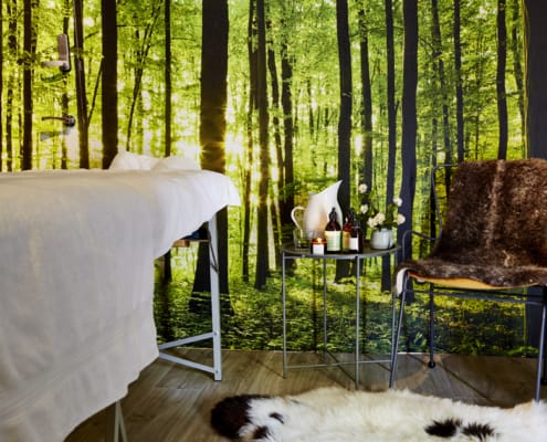 Spa treatment room
